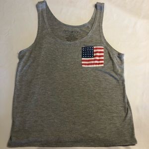 American flag pocket tank top